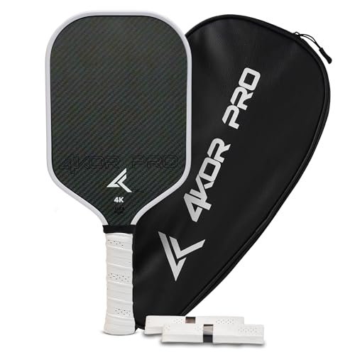 4KOR PRO Edition Carbon Fiber Pickleball Paddle – USAPA...