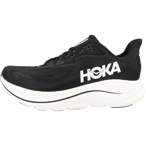 Hoka Men's Clifton 10 Black/White 11 Medium