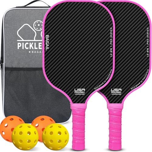 BAGAIL Pickleball Paddles, USAPA Approved Fiberglass...
