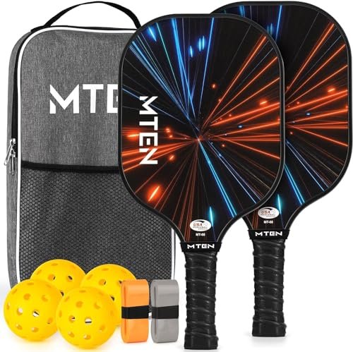 Pickleball Paddles, Pickleball Paddles Set of 2, USAPA...