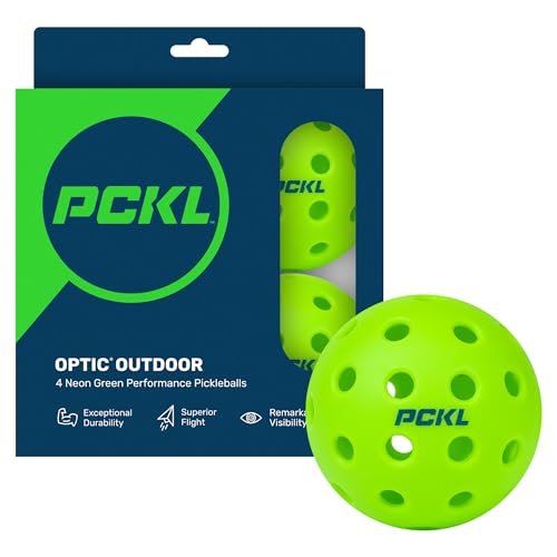 PCKL Optic Speed Pickleball Balls | Choose Indoor or...