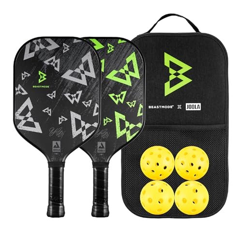 JOOLA Beastmode Pickleball Paddles Set of Two with...