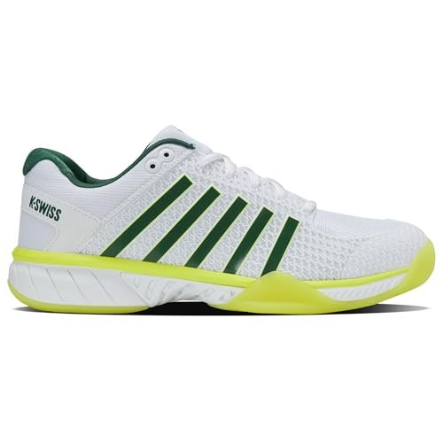 K-Swiss Men's Express Light Pickleball Shoe, White/Neon...