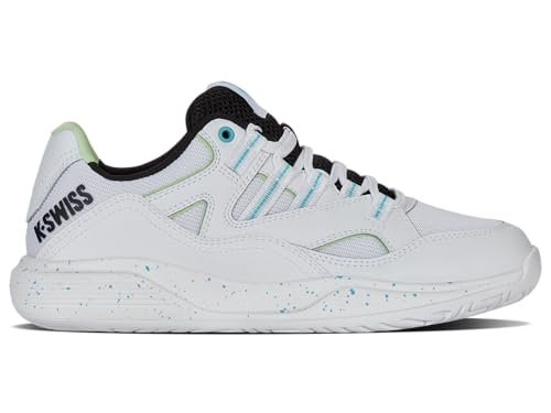 K-Swiss Women's Tura Team Pickleball Shoe, White/Paradise...