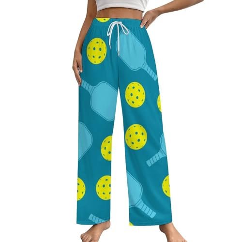 MoBlinko Pickleball Paddles Pajama Pants Women Soft M...