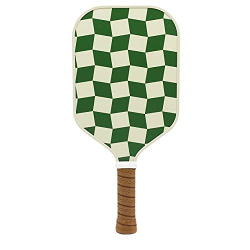 Picklish Pickleball Checks Paddle | Fiberglass Surface with...