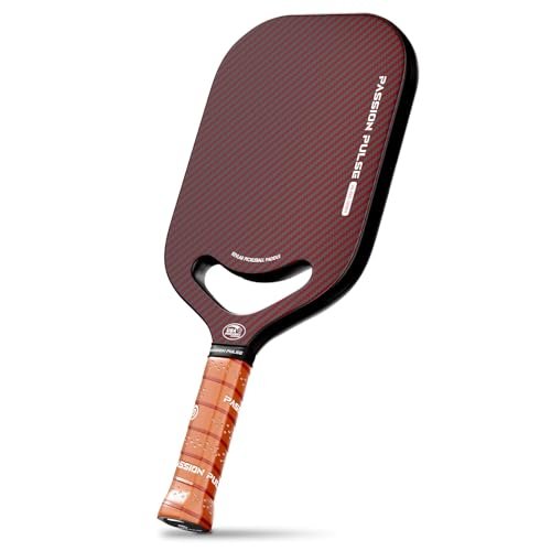 PASSION PULSE V8 Pro Pickleball Paddle – Lightweight 16mm...