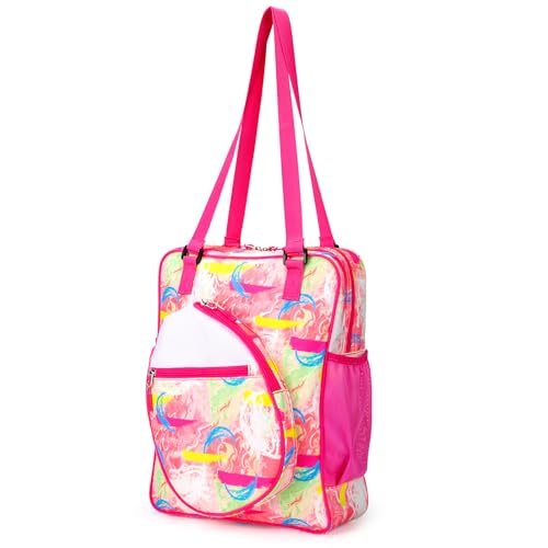 Lily Queen Pink Pickleball Shoulder Bag for Girls -...
