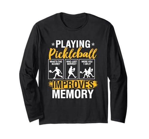 Funny Pickleball Memory Graphic Women Men Pickleball Player...