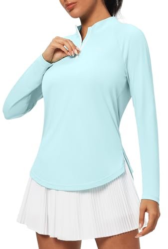 Heathyoga Womens Long Sleeve Workout Tops Golf Shirts for...