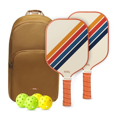 Dinkly Pickleball Paddles Set of 2, USAPA Approved...