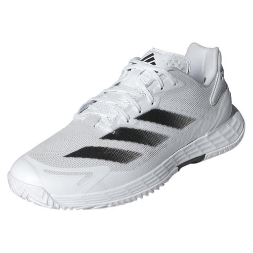 adidas Men's Defiant Speed 2, White/Black/Grey, 10.5