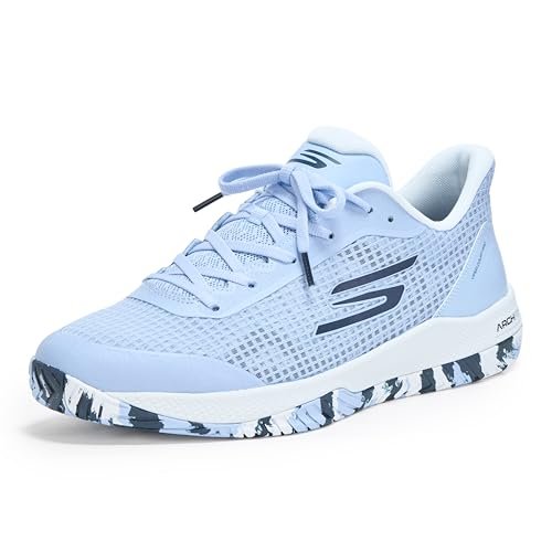 Skechers Men's Viper Court Pro Pickleball Sneaker, Slate, 11