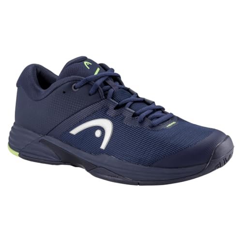 HEAD Revolt Evo 2.0 Men's Tennis Shoes, Navy/Lime, 9.0