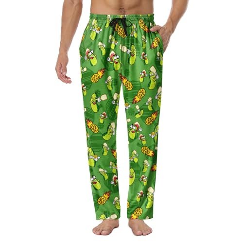 QUALISM Funny Pickleball Pajama Pants For Men Lightweight...