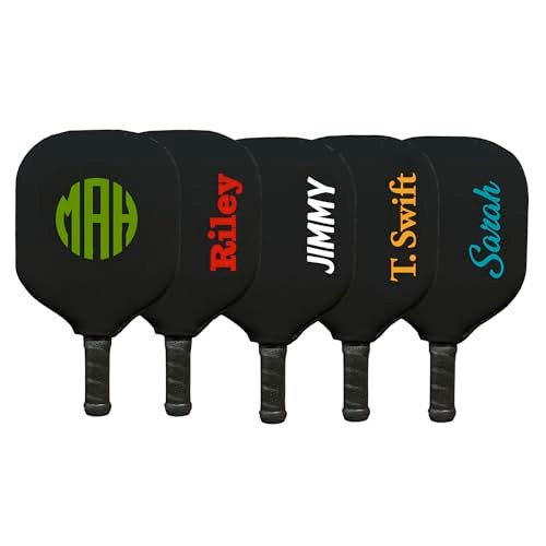 Claycosports Personalized Pickleball Paddle Cover,...