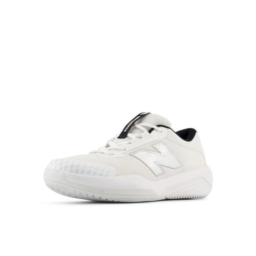 New Balance 996 V6 Tennis Shoe, White/Black, 1 US Unisex...