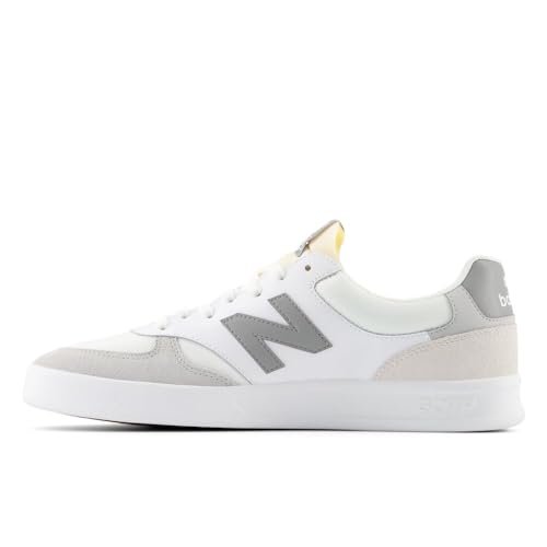 New Balance Men's 300 V3 Court Sneaker, White/Slate Grey/0,...