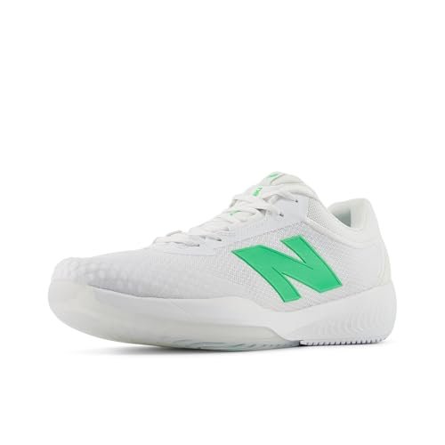 New Balance Men's FuelCell 996 V6 Tennis Shoe, White/Green...