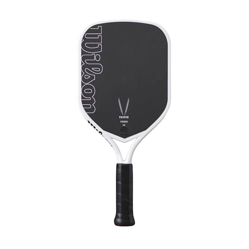 Wilson Vesper Power 14 Pickleball Paddle - Black/White,...