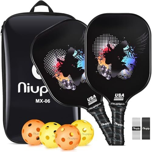 Graphite Pickleball Paddles Set of 2 USAPA Pro Pickleball...