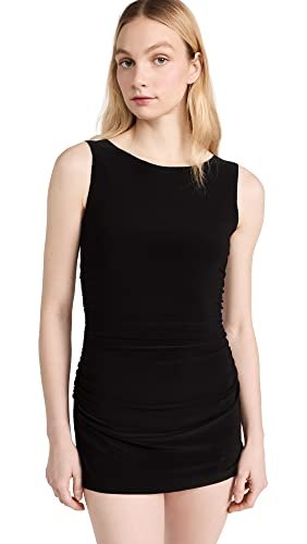 Norma Kamali Women's Pickleball Dress, Black, S
