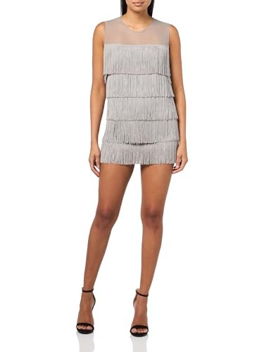 NORMA KAMALI Women's Sleeveless All Over Fringe Pickleball...