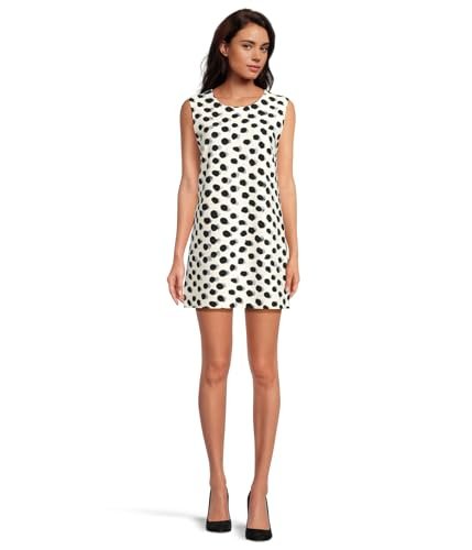 Norma Kamali Women's Sleeveless Mini Dress, Paint Dots