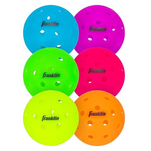 Franklin Sports Neon X-40 Outdoor Pickleballs - USA...