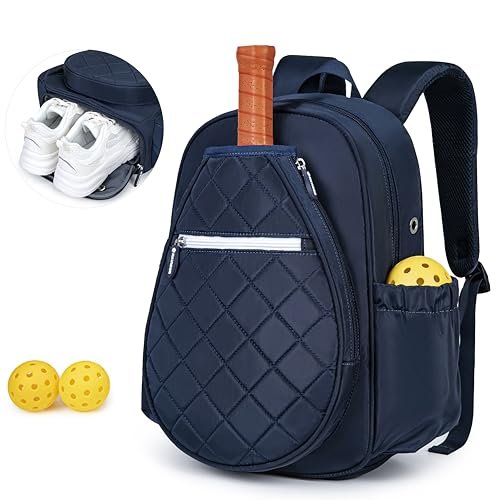 KAVIGOR Pickleball Bag, Quilted Pickleball Backpack with...