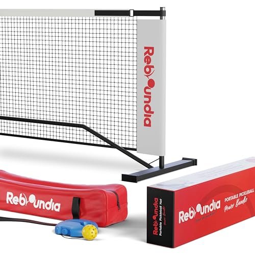 Reboundia Portable Pickleball Net System - Official...