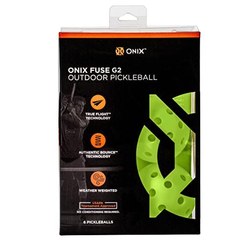 Onix Fuse G2 Outdoor Pickleball Balls Ready to Play Great...