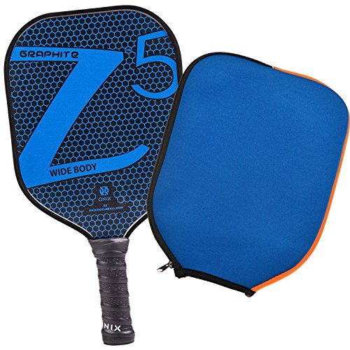 Onix Z5 Graphite Pickleball Paddle and Paddle Cover (Blue)...