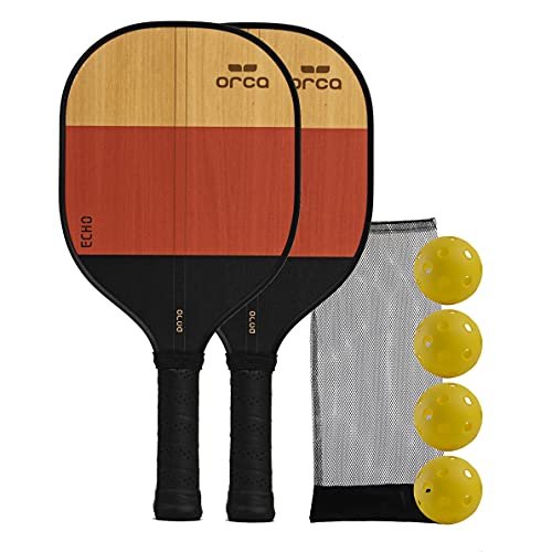 Orca Paddle Co. Echo Pickleball Paddles, Set of 2, with...