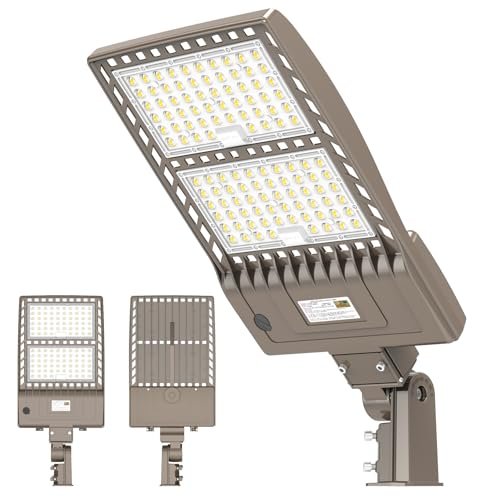 YELLORE 400W LED Parking Lot Light with Photocell 60000LM...