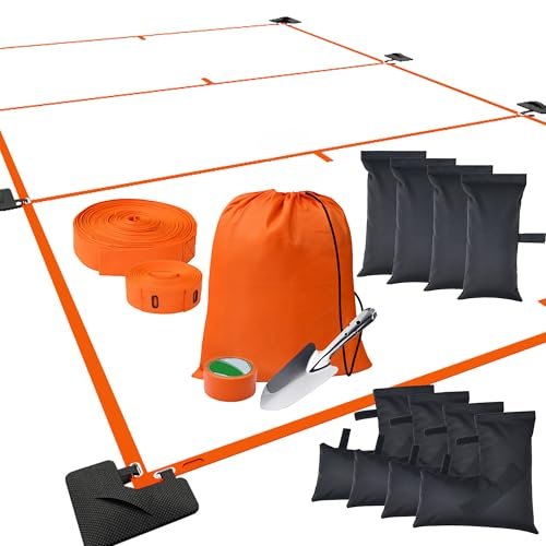 SportzPals Portable Pickleball Court Lines for Outdoor &...