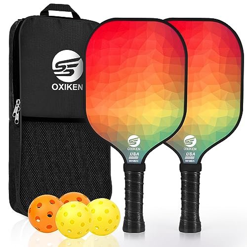 SS OXIKEN Pickleball Paddles Set of 2, USAPA Approved...
