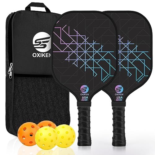 SS OXIKEN Pickleball Paddles Set of 2, USAPA Approved...