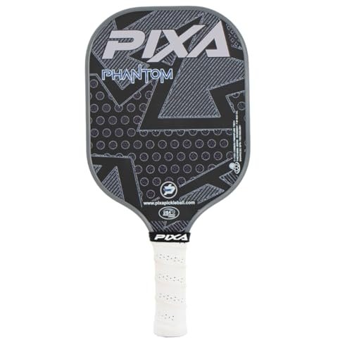 PIXA Phantom T-700 RAW Carbon FACE Pickleball Paddle; 20mm;...