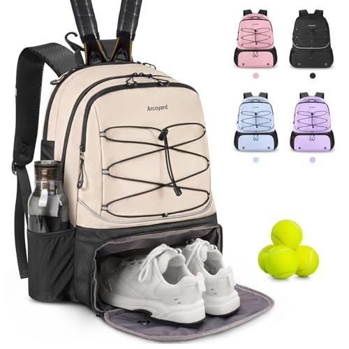 Arcoyard Tennis Bag, Large Tennis Bags For Women, Tennis...