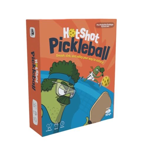 HotShot Pickleball Board Game, Tabletop Game Night Fun,...