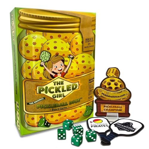 Mr GameShow The Pickled Girl Pickleball Dice Game – Fun...