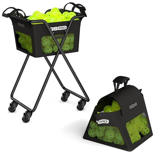 GoSports Ball Caddy with Wheels - Portable Cart Holds 140...
