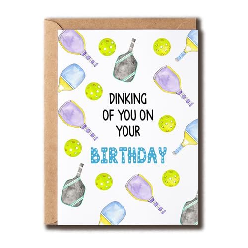 VKNDesigns Dinking Of You On Your Birthday Funny Card -...