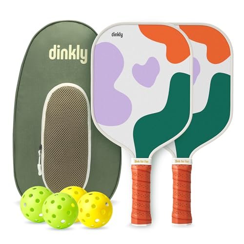 Dinkly Pickleball Paddles Set of 2 - USAPA Approved...