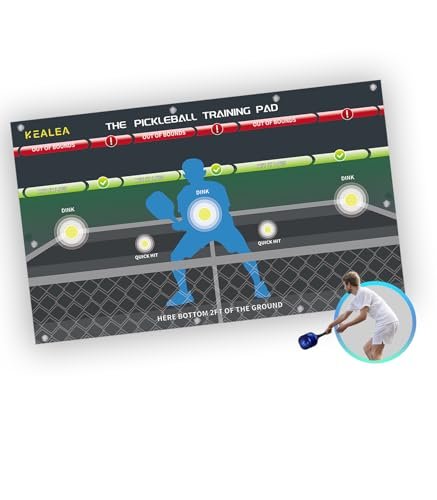 KEALEA Pickleball Training Pad, Practice Pickleball Dink...