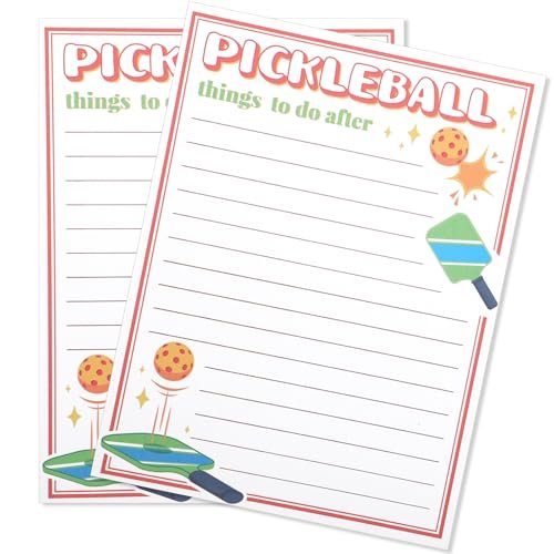 2pcs Pickleball Notepads, Things To Do After Pickleball...