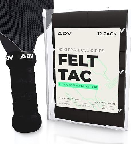 ADV Pickleball Grip Tape - Soft, Very Durable, Sweat...