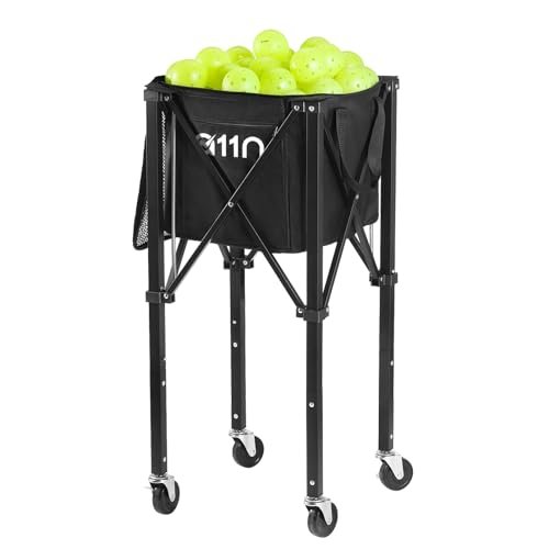 A11N Pickleball Tennis Ball Hopper - Sturdy Large Capacity...