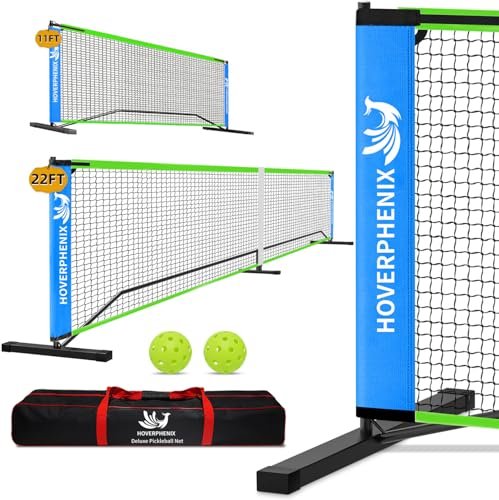 Portable Pickleball Net, Regulation Size 22FT and 11FT Half...